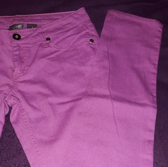 City Streets Denim - City Streets purple womens jeans